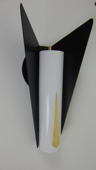  JL Light Style Butterfly white black Murano glass wall sconce