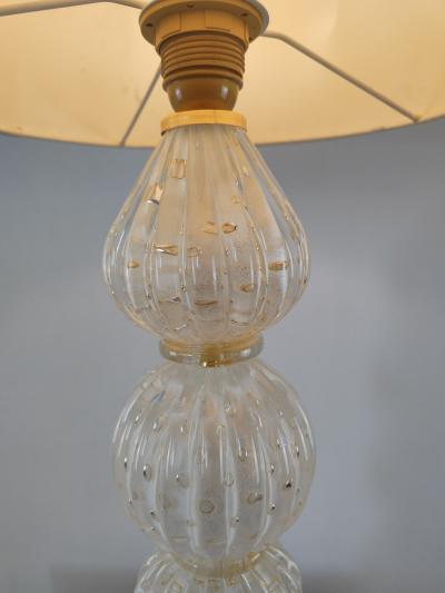  JL Light Style Diamond 1 White and Gold Murano glass Table Lamp