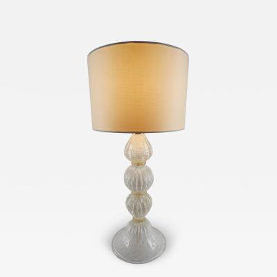  JL Light Style Diamond 1 White and Gold Murano glass Table Lamp