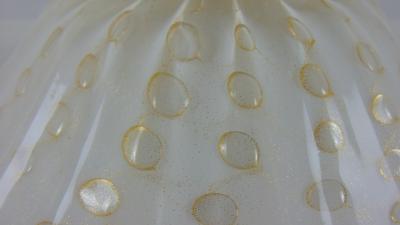  JL Light Style Diamond 2 white and gold Murano glass table lamp