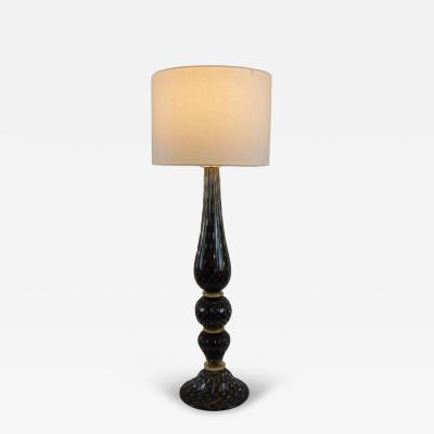  JL Light Style Diamond 3 Black and gold Murano glass table lamp