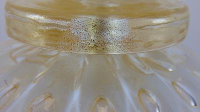  JL Light Style Diamond 3 white and gold Murano glass table lamp