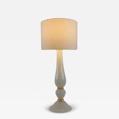  JL Light Style Diamond 3 white and gold Murano glass table lamp