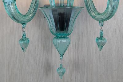  JL Light Style Drops green classic Murano glass wall sconce