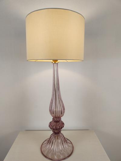  JL Light Style Ellipse amethyst Murano glass table lamp