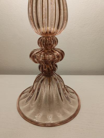  JL Light Style Ellipse amethyst Murano glass table lamp