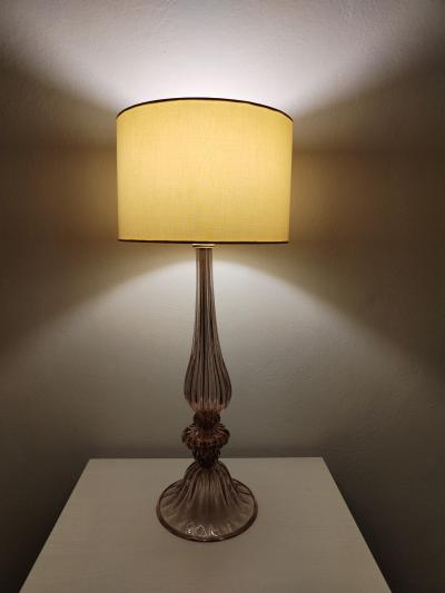  JL Light Style Ellipse amethyst Murano glass table lamp