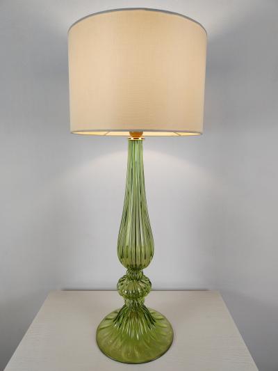  JL Light Style Ellipse green Murano glass table lamp