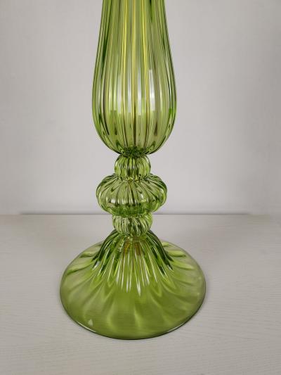  JL Light Style Ellipse green Murano glass table lamp