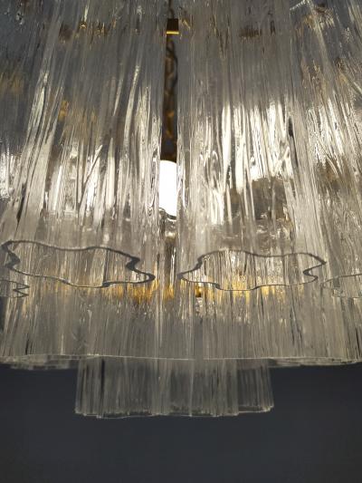  JL Light Style Flat shape clear Murano glass tronchi chandelier