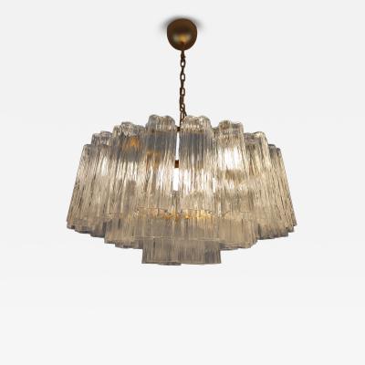  JL Light Style Flat shape clear Murano glass tronchi chandelier