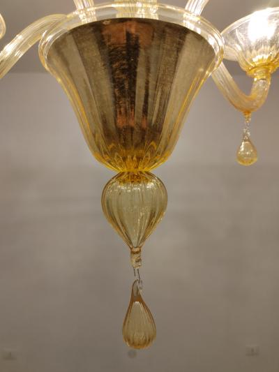  JL Light Style Gocce amber Murano glass chandelier