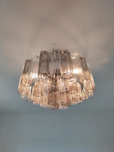  JL Light Style Murano glass Tronchi ceiling chandelier in clear and smokey