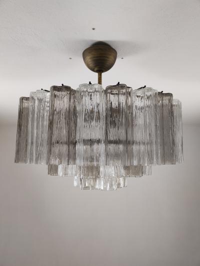  JL Light Style Murano glass Tronchi ceiling chandelier in clear and smokey