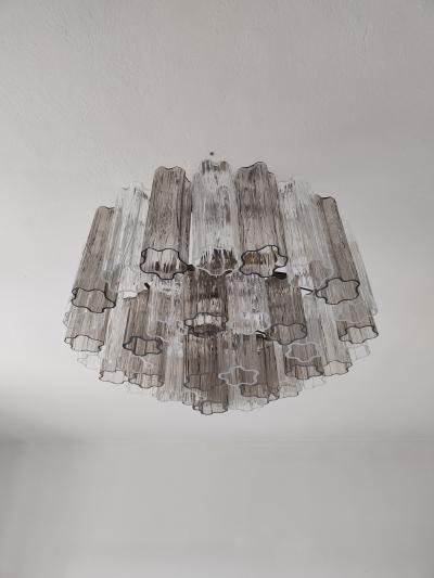  JL Light Style Murano glass Tronchi ceiling chandelier in clear and smokey