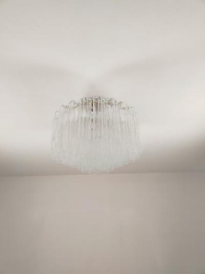  JL Light Style Murano glass Tronchi chandelier in clear color