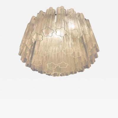  JL Light Style Murano glass Tronchi chandelier in clear color
