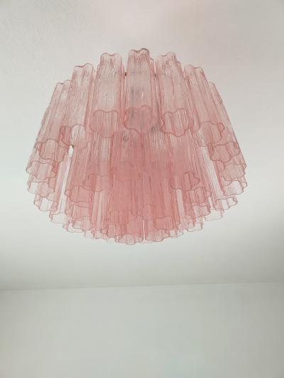  JL Light Style Murano glass Tronchi chandelier in pink color