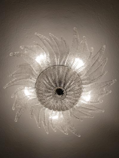  JL Light Style Murano glass ceiling chandelier Spring clear