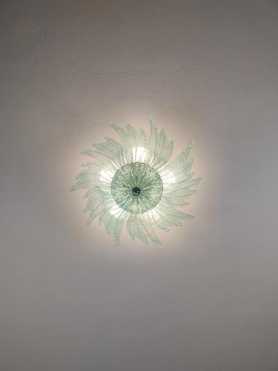  JL Light Style Murano glass ceiling chandelier Spring green