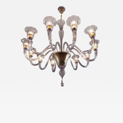  JL Light Style Murano glass chandelier Prestige in amethyst color