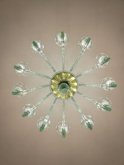 JL Light Style Murano glass chandelier Prestige in green color