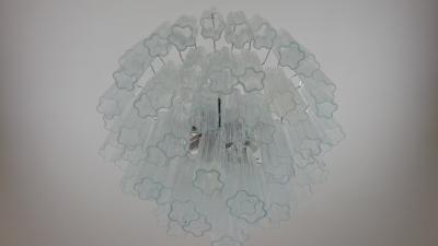  JL Light Style Murano glass tronchi chandelier alternated clear