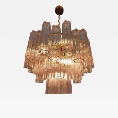  JL Light Style Murano glass tronchi chandelier with pink alternated glasses