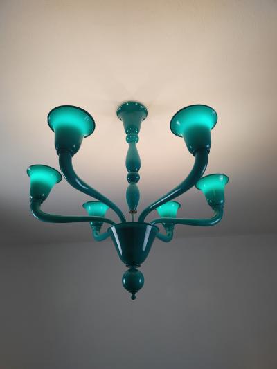  JL Light Style Nova marine green Murano glass chandelier