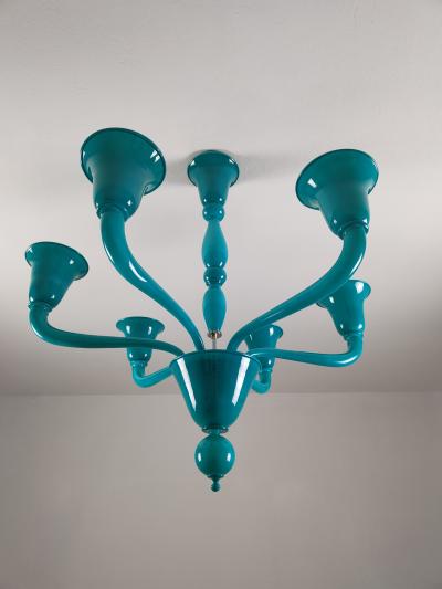  JL Light Style Nova marine green Murano glass chandelier