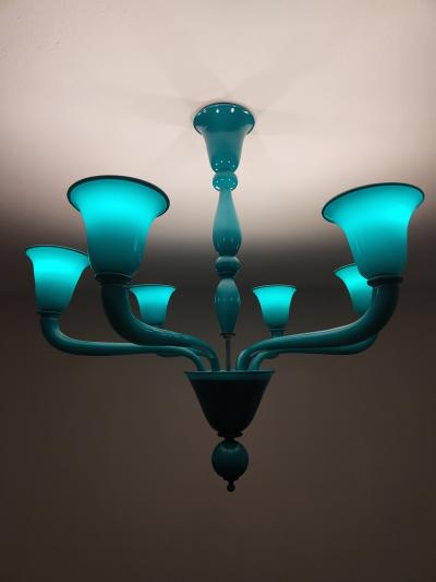  JL Light Style Nova marine green Murano glass chandelier