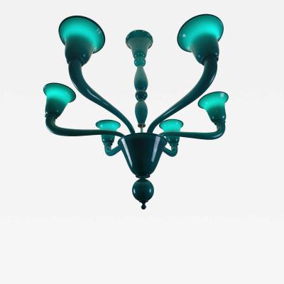  JL Light Style Nova marine green Murano glass chandelier