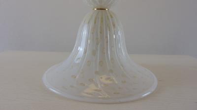  JL Light Style Queen with brass spacer Murano glass table lamp