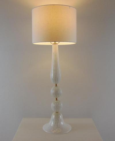 JL Light Style Queen with brass spacer Murano glass table lamp