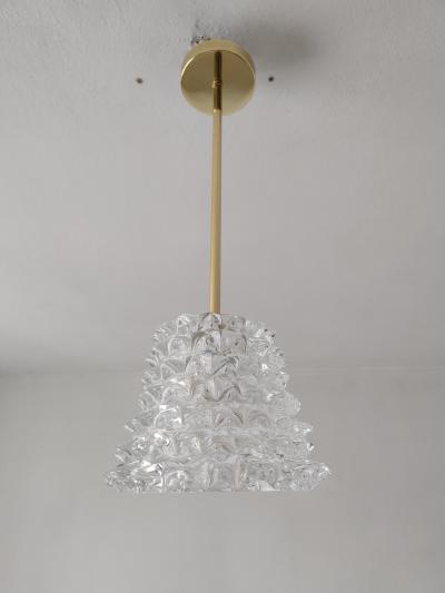  JL Light Style Rostrato clear Murano glass pendant