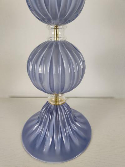  JL Light Style Three Spheres lavender Murano glass table lamp