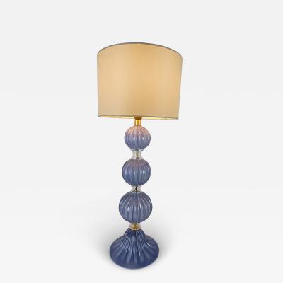  JL Light Style Three Spheres lavender Murano glass table lamp