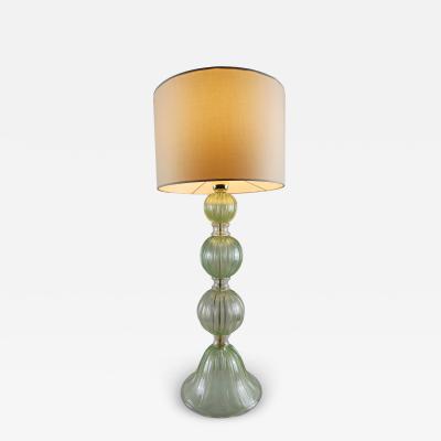  JL Light Style Three Spheres light green Murano glass table lamp