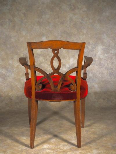  JULES EMILE LELEU Jules Leleu THREE PAIRS of armchairs