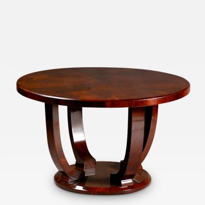  JULES EMILE LELEU Jules Leleu low rosewood coffee table