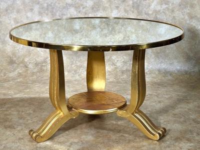 JULES EMILE LELEU Jules Leleu low table