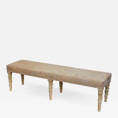  JW Custom Line JW Custom Line Carved Leg Bench with Special Finish