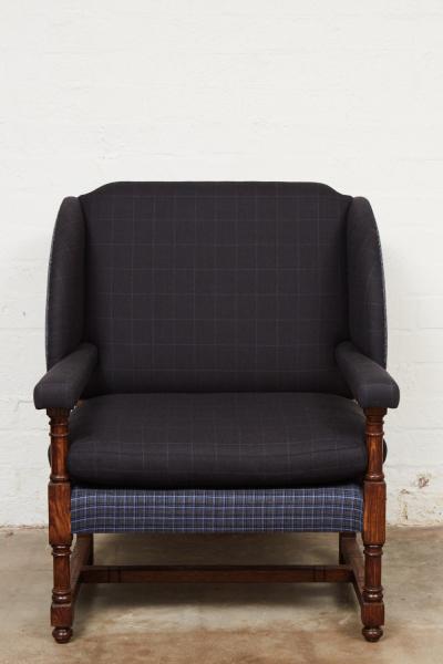  JW Custom Line JW Wing Back Upholstered Chair