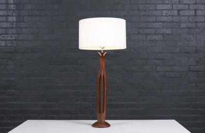  Jack Haywood Mid Century California Modern Sculpted Table Lamp by Modeline