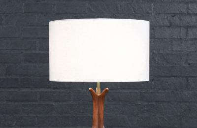  Jack Haywood Mid Century California Modern Sculpted Table Lamp by Modeline