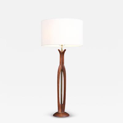  Jack Haywood Mid Century California Modern Sculpted Table Lamp by Modeline