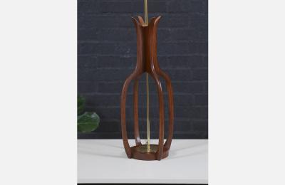  Jack Haywood Mid Century Sculpted Table Lamp by Jack Haywood for Modeline