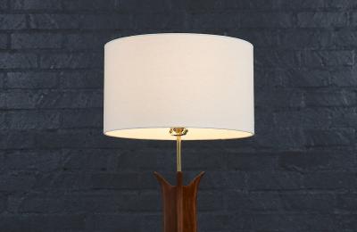  Jack Haywood Mid Century Sculpted Table Lamp by Jack Haywood for Modeline