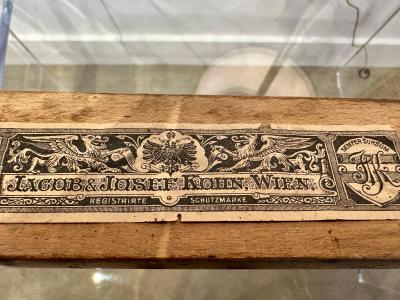  Jacob Josef Kohn Jacob Josef Kohn Bent Wood Coat Hangers Vienna Austria 1890s Two Available