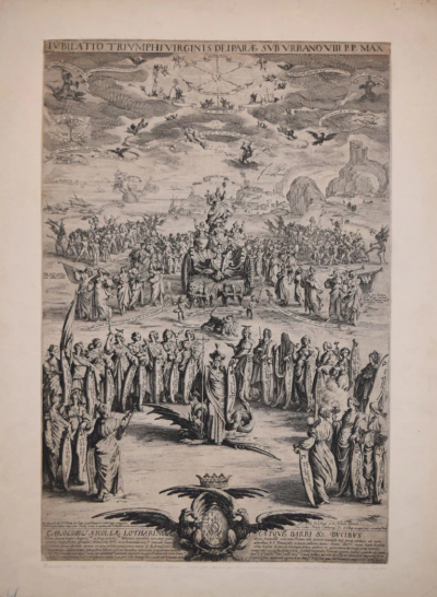  Jacques Callot VIRGINIS DEIPARA E SUB URBANO VIII P P MAX TRIUMPH OF THE V